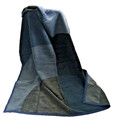 Kuscheldecke 150x200 cm Baumwolle Wohndecke Sofadecke Biederlack Hartford blau
