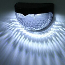 2-8er LED Solarleuchten Wandlampen Zaunleuchte Gartenleuchte Außen Treppen Lampe