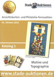 Katalog der 60. STADE-Auktion für Ansichtskarten und Philatelie, 1.10.2022