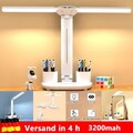 LED Schreibtischlampe Tischlampe Leselampe Büroleuchte Dimmbar USB Stifthalter
