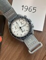 OMEGA x Swatch MoonSwatch 1965 Speedmaster White Dial Black Bezel Excellent