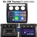 Android 14 Carplay Autoradio GPS NAVI 64GB Für VW Touran 1T1 1T2 1T3 2003-2010