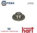 904 583 RADLAGERSATZ RADLAGER SATZ VORNE HART 2PCS FÜR SMART FORTWO