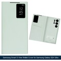 Original Samsung Galaxy S24 Ultra Cover Smart S View Wallet Case EF-ZS928 Grün