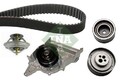 INA 530 0158 30 Wasserpumpe + Zahnriemensatz für AUDI 80 Limousine (8C2, B4)