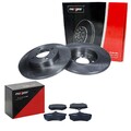 MAXGEAR BREMSSCHEIBEN + BELÄGE VORNE passend für VW GOLF 3 + PASSAT 35i + CADDY