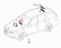 MERCEDES-BENZ E W212 Front Parktronic PDC Display A0015424623 NEUES ECHTES