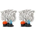  2pcs Aquariumpflanzen Künstliche Korallenschmuck Fischtank Korallendekoration