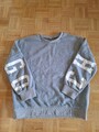 no name Pullover  Gr. XL  grau Damen Oberteil Sweatshirt mit Print