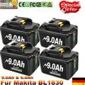 4x Für Original Makita Ersatzakku BL1860 18V 9AH LXT Li-ion BL1850 BL1840 BL1830