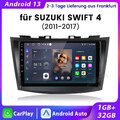 CarPlay Für Suzuki Swift IV FZ 2011-2017 9"Android13 Autoradio GPS NAVI BT5.0 FM