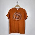  T-Shirt Bubba Gump Herren Medium Orange Wald Gump Film Grafik Retro 90er Jahre M