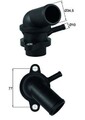 Thermostat Kühlwasser Kühlmittel für Chevrolet Daewoo Mahle Ti24087D 1997 ->