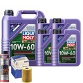 Motoröl 10W60 LIQUI MOLY Synthoil Race Tech Gt1 9L+MAHLE Ölfilter +Spülung