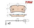Bremsbelagsatz, Scheibenbremse TRW GDB1975 für Audi A8