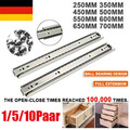 2x Schwerlastauszug 45 Kg Teleskopschiene Korpusschiene Schubladenauszug