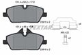 TEXTAR 2391503 TEXTAR Bremsbelagsatz, Scheibenbremse für BMW MINI