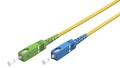 3x Glasfaserkabel (FTTH), Singlemode (OS2) Yellow, (Simplex), 10 m; SC-APC (8°) 