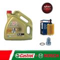 INSPEKTIONSKIT ÖLFILTER BOSCH + 4L ÖL CASTROL EDGE 5W40 AUDI VW SEAT SKODA TDI
