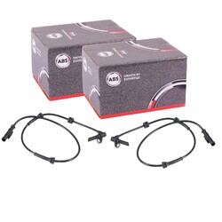 2x ABS-SENSOREN RADDREHZAHL VORNE LINKS+RECHTS passend für FIAT PUNTO