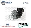 G6X003PC ACHSMANSCHETTE ANTRIEBSWELLE TRANSMISSION END PASCAL 2PCS NEU