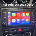 32G DAB Für AUDI A3 8P 2003-2012 Android14 Autoradio Apple Carplay GPS Navi WIFI