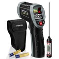 Infrarot-Thermometer, Laser, digital, berührungslos, -50°C bis 600°C, mit Fle...