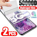 2X HYDROGEL PANZERFOLIE SAMSUNG GALAXY S24 S23 S22 FE Plus+ Ultra DISPLAYSCHUTZ