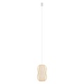 Pendelleuchte Esszimmer Bambus E27 B:21 cm Naturholz Esstisch Hängelampe Modern