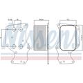 NISSENS Ölkühler passend für BMW 1er F20 118i 116i F21 3er Touring F31 320i
