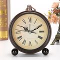 Wecker Circular Analog Leise ohne Ticken Tischuhr Retro-Wecker Batteriebetriebe