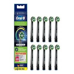10X Oral-B CrossAction CleanMaximiser Aufsteckbürsten Schwarz 10 Stück EB50BRB~