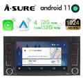 2+32GB Android Autoradio BT SWC GPS Navi CarPlay für VW T5 Multivan Transporter