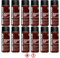 12 x 400 ml Rust Blocker 4in1 Metallschutzlack Rost Schutz schwarz matt RAL 9005