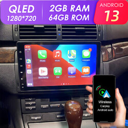 Android13 Apple Carplay Autoradio GPS RDS Navi WiFi Für BMW 3er E46 M3 Rover 64G
