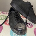 Adidas Superstar Rita Ora Kollektion Metalltoe Schwarz Gr. 38 2/3 Top Zustand