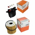 MAHLE / KNECHT Set Filterpaket Kraftstofffilter KL 581 Ölfilter OX 339/2D