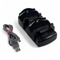 PS4 Ladestation / Charging Station / Charging Dock / Ladegerät für 2 Pad + Ladek