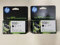 2 original HP Tinten 950XL Black / Schwarz CN045AE ( 08/2023 ) OVP Rechnung