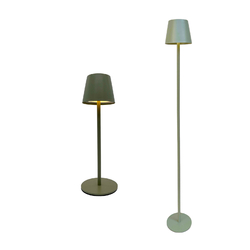 LED Stehleuchte außen oliv Standleuchte usb dimmbar variabel 47/83/120cm touch
