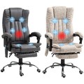 Bürostuhl mit Vibrationsmassage, Ergonomisch Schreibtischstuhl mit Liegefunktion