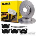 TEXTAR BREMSSCHEIBEN + BELÄGE VORNE passend für RENAULT TWINGO I 1 Bj 1993-1998