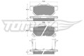 Bremsbelagsatz Scheibenbremse TOMEX Brakes TX 10-99 für JAZZ HONDA 2 CIVIC 6 MA