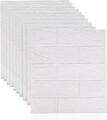 10 STK 3D Tapete Wandpaneele Selbstklebend Ziegel Wasserfest Wandaufkleber DE