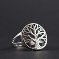 Lebensbaum Ring - 925 Sterling Silber - Keltischer Ring Baum des Lebens Bandring