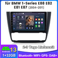 9" Android 13 Autoradio GPS NAVI BT Wifi RDS Für BMW 1 Series E81 E82 E87 1+32GB