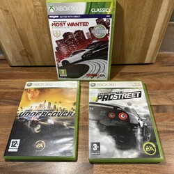 Need for Speed Xbox 360 Bundle, Most Wanted, Undercover, Broad Street 