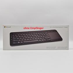 ohne Empfänger Microsoft All-in-One Media Keyboard Tastatur mit Trackpad deutsch