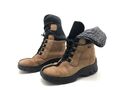 Rieker Damen Stiefel Stiefeletten Schnürboots Ankle Boots Komfort Braun Gr. 38