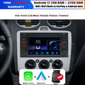CarPlay Für Ford Kuga Galaxy Focus II Android12 Autoradio GPS Navigation DAB+DSP
